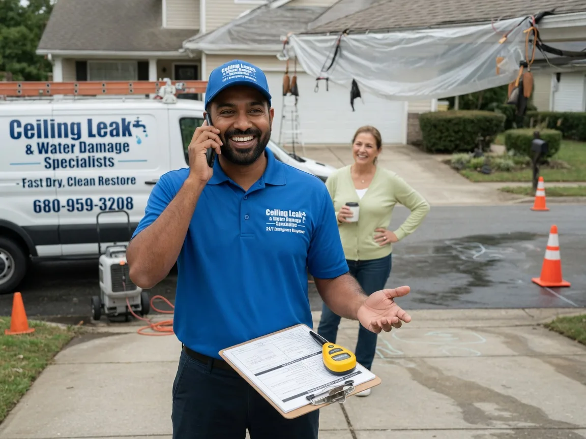 Ceiling Leak Cleanup Wellsville, PA FAQs